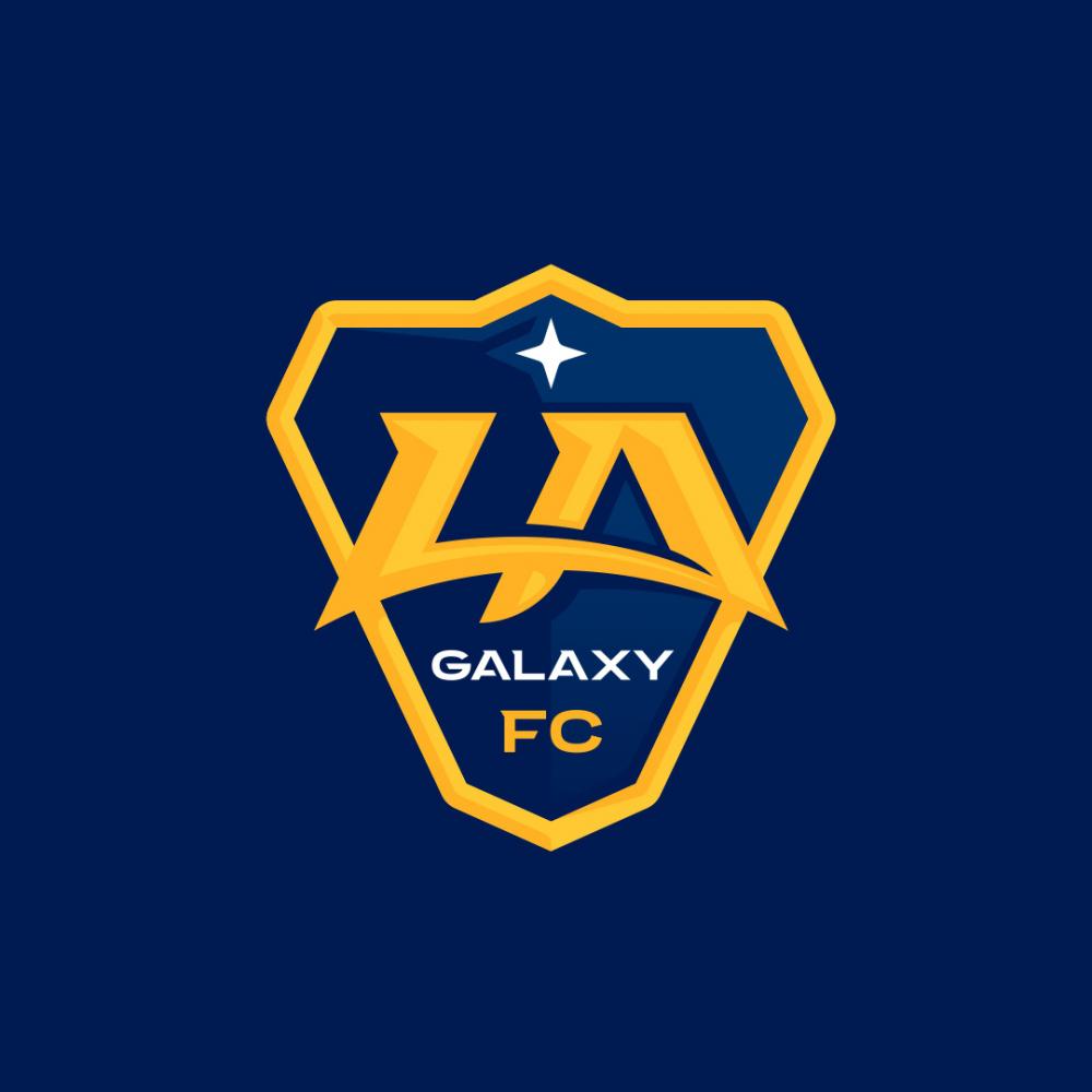 Creative rebrand of the LA Galaxy MLS football / soccer team