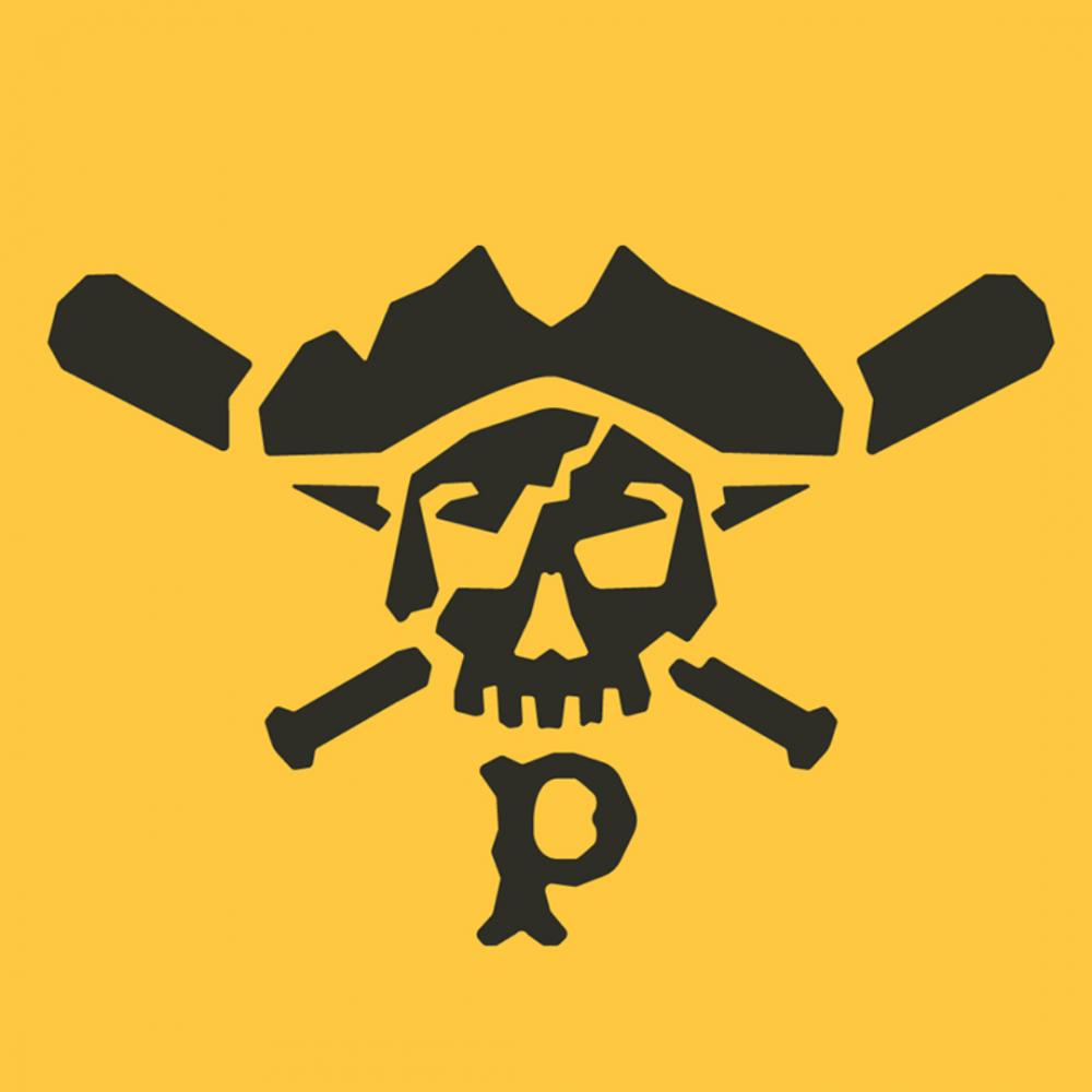 Creative rebrand of the Pittsburg Pirates MLB baseball logo