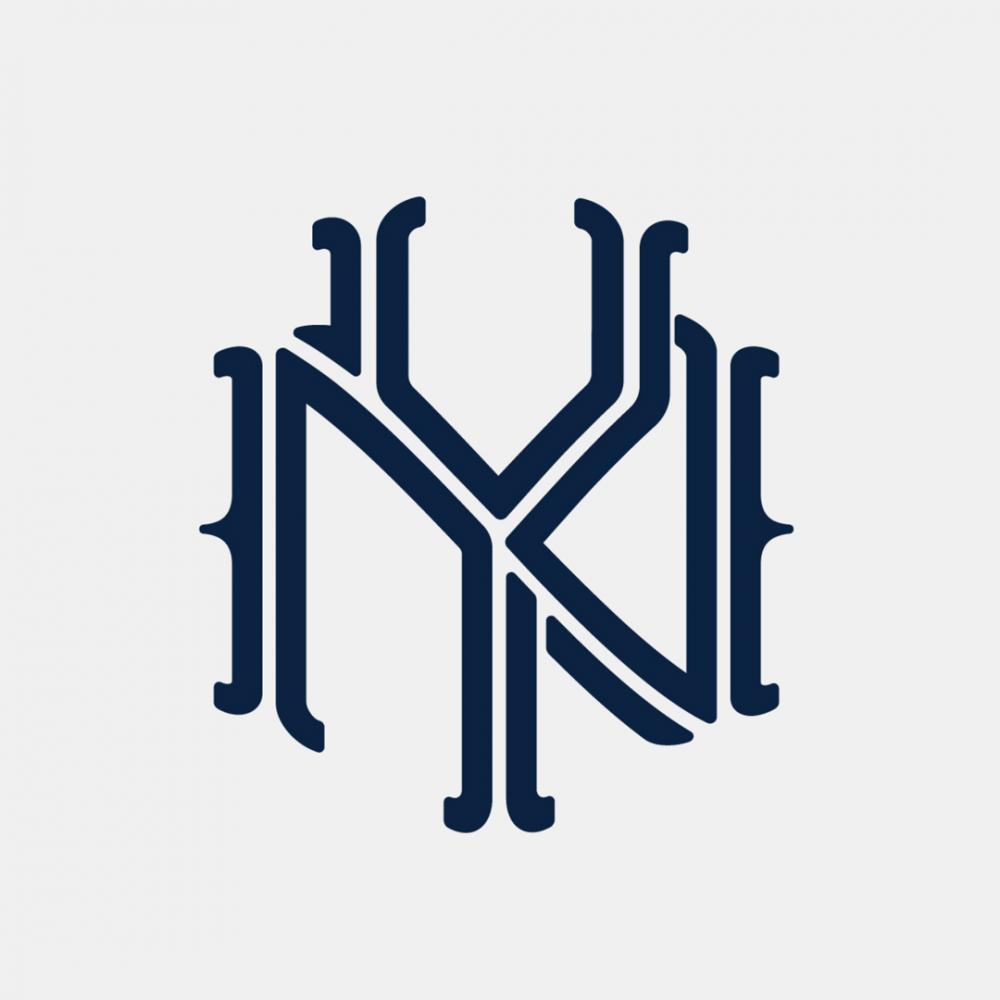 Creative rebrand of the New York Yankees MLB baseball jersey