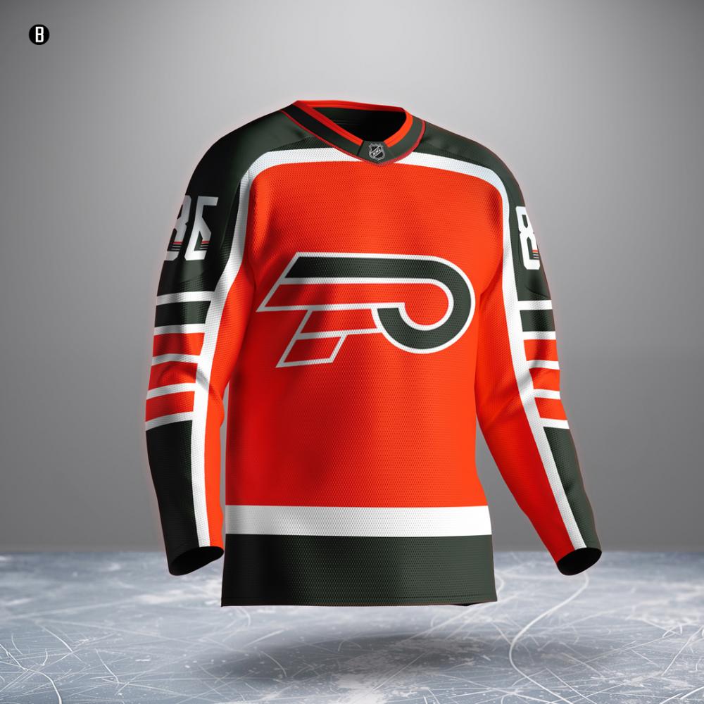 Creative rebrand of the Philadelphia Flyers NHL hockey team