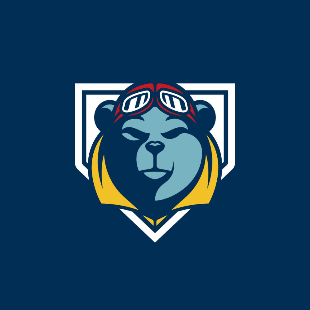 Creative rebrand of the defunct Seattle Pilots MLB baseball logo