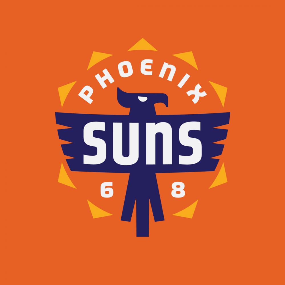 Creative rebrand of the Phoenix Suns NBA basketball team