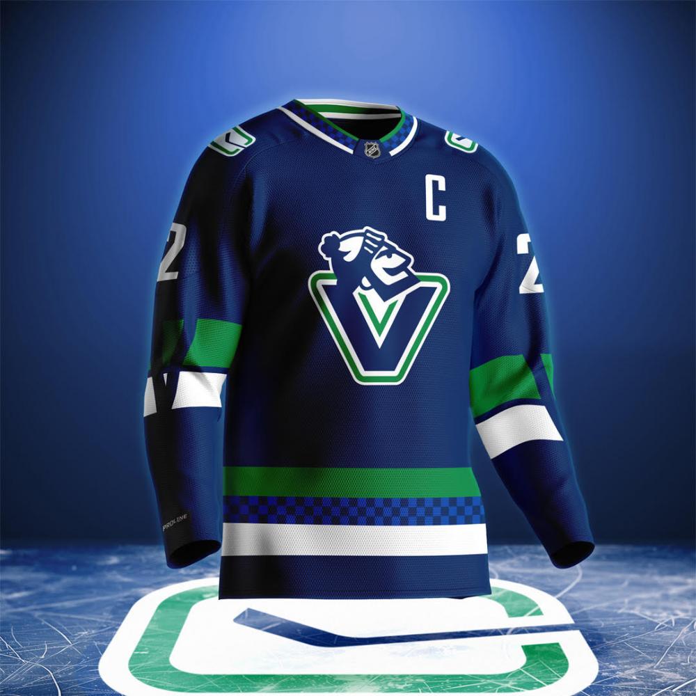 Creative rebrand of the jersey of the Vancouver Canucks NHL hockey team