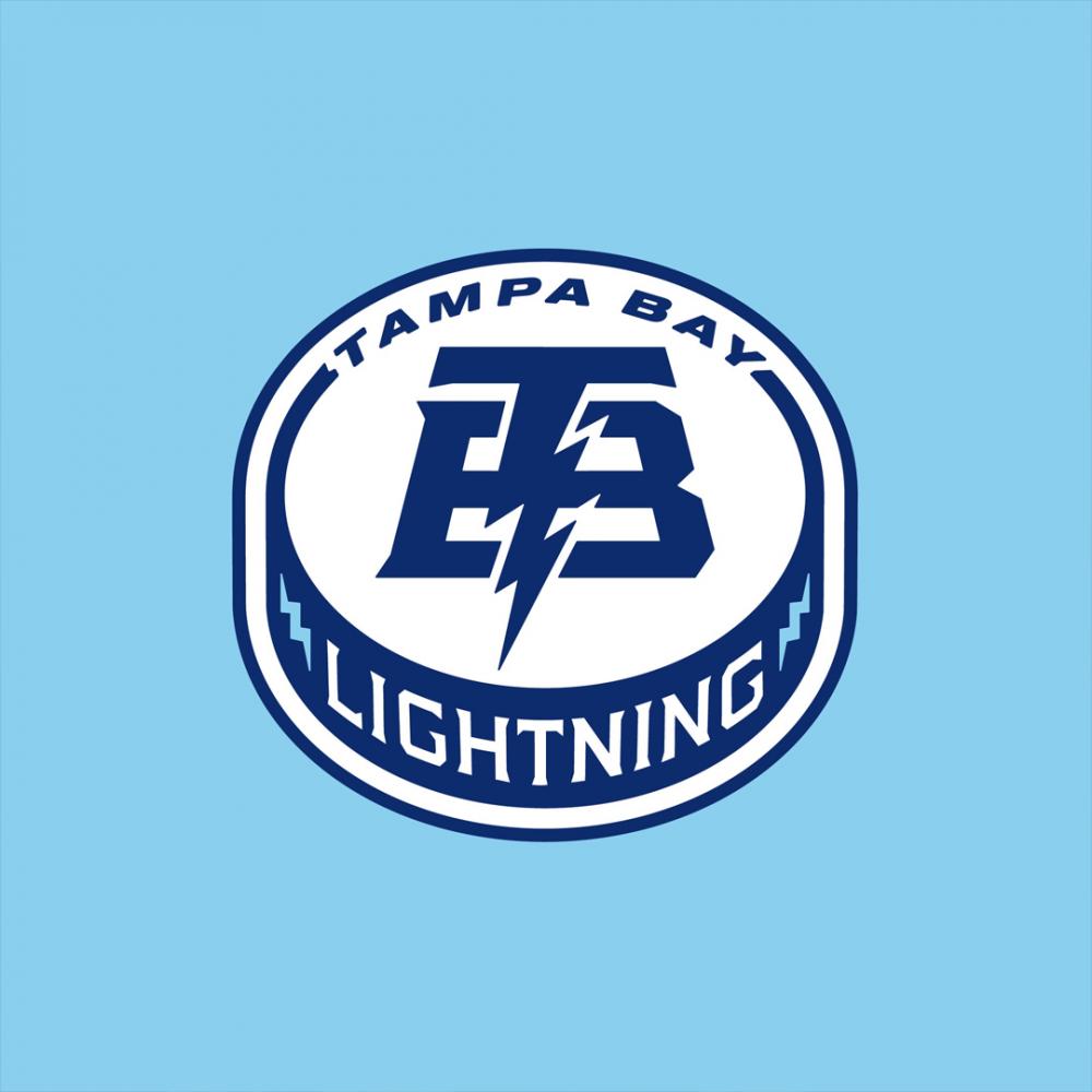 Creative rebrand of the Tampa Bay Lightning NHL hockey team logo